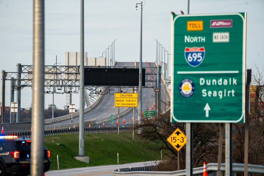 Carguero derrumba puente en Baltimore