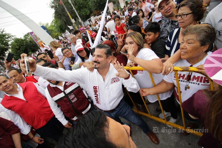 Shamir Fernández inicia campaña en Torreón y asegura que no habrá pactos postelectorales