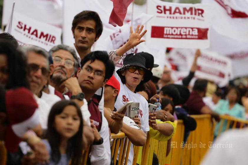 Shamir Fernández inicia campaña en Torreón y asegura que no habrá pactos postelectorales