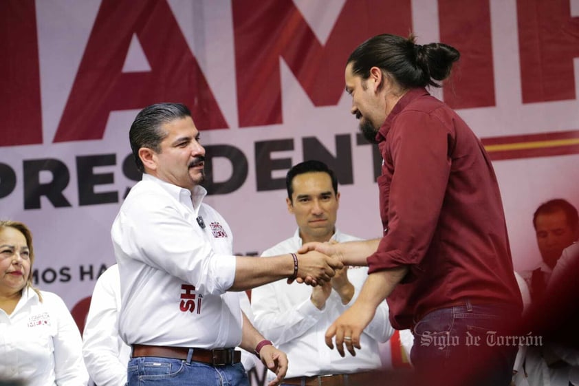 Shamir Fernández inicia campaña en Torreón y asegura que no habrá pactos postelectorales