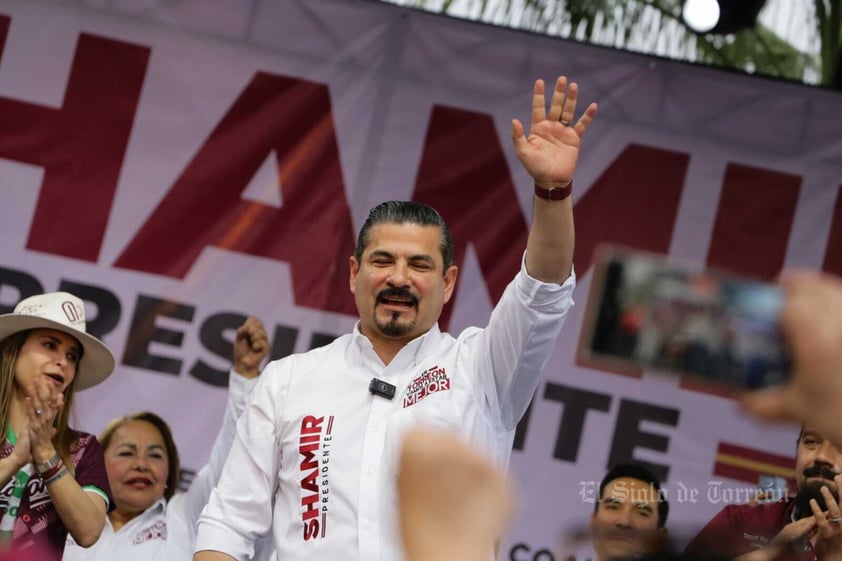 Shamir Fernández inicia campaña en Torreón y asegura que no habrá pactos postelectorales