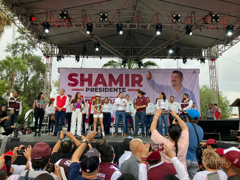 Shamir Fernández inicia campaña en Torreón y asegura que no habrá pactos postelectorales