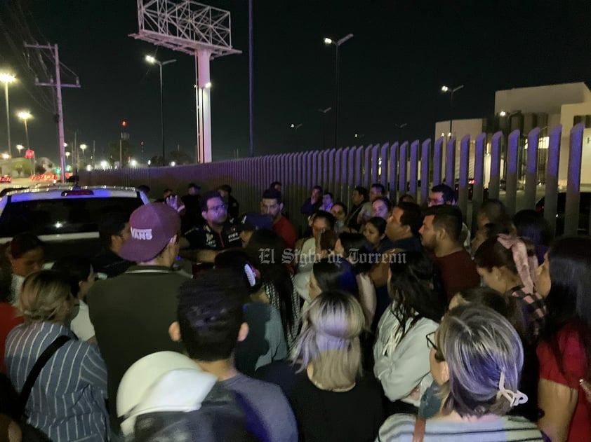 Protesta en el periférico de Gómez