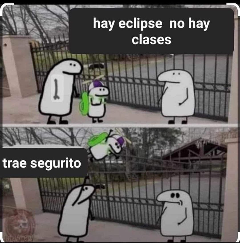 Los memes que dejó el eclipse solar 2024