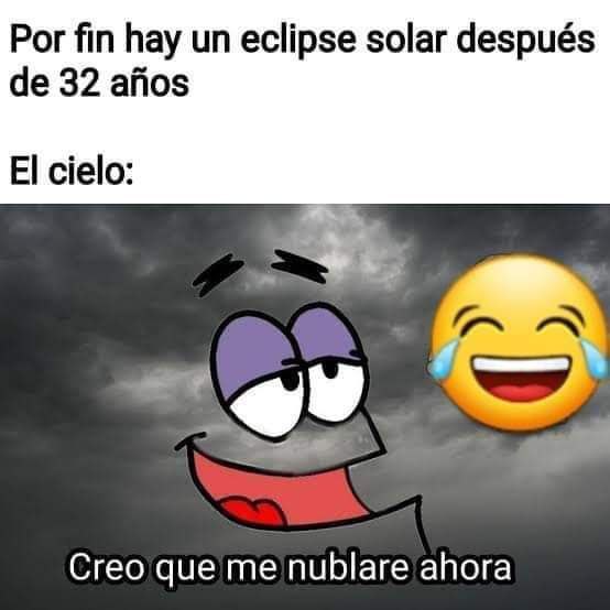 Los memes que dejó el eclipse solar 2024