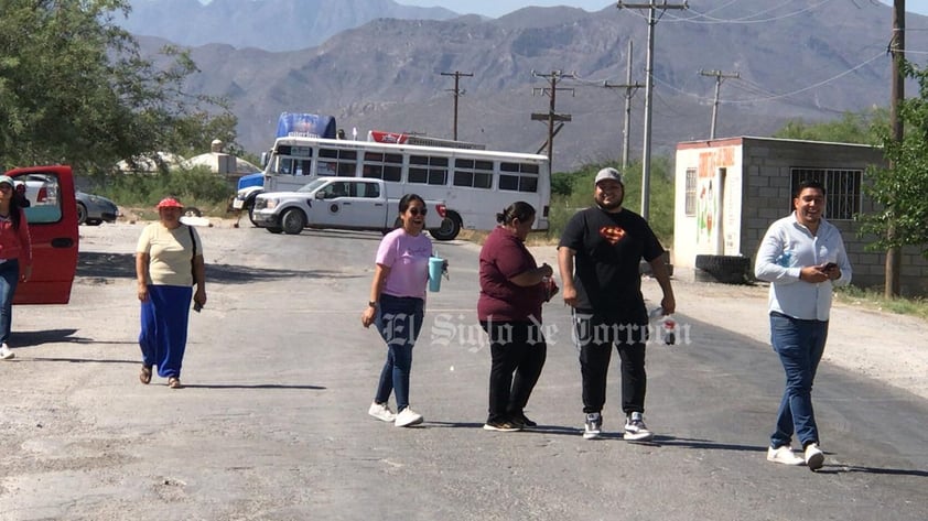 Bloque por transporte deficiente Matamoros y Viesca