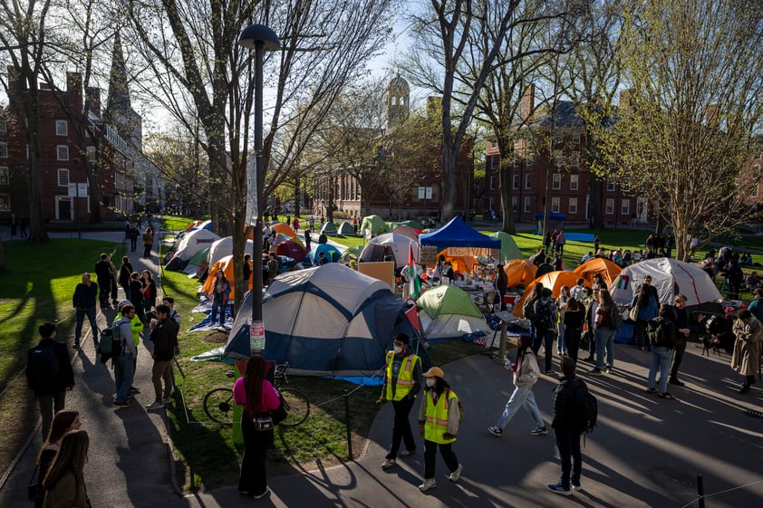 Protestas propalestinas se extienden a 60 universidades de Estados Unidos