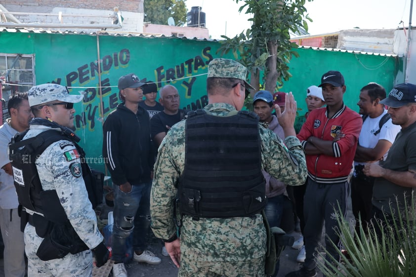 Tensa situación de los migrantes en la colonia Santa Rosa