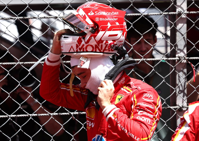 Leclerc gana el Gran Premio de Mónaco; 'Checo' Pérez queda fuera en la primera vuelta