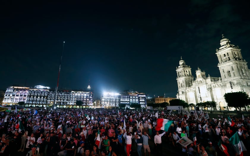 Nuevamente hicimos historia: Sheinbaum celebra triunfo en Zócalo de CDMX