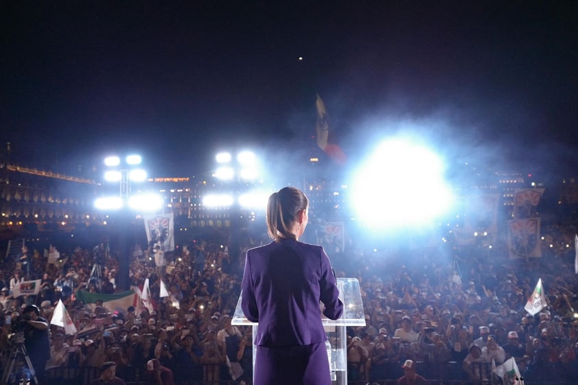 Nuevamente hicimos historia: Sheinbaum celebra triunfo en Zócalo de CDMX