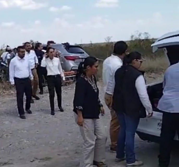 Choca equipo de seguridad de Claudia Sheinbaum en Monclova