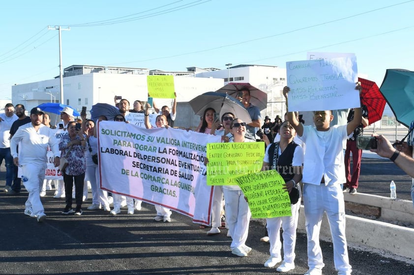 AMLO y Sheinbaum se reúnen en nuevo Hospital del Issste de Torreón