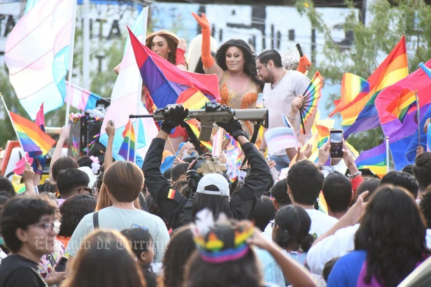 Este sábado se llevó a cabo la marcha del Orgullo LGBT+ en Torreón.