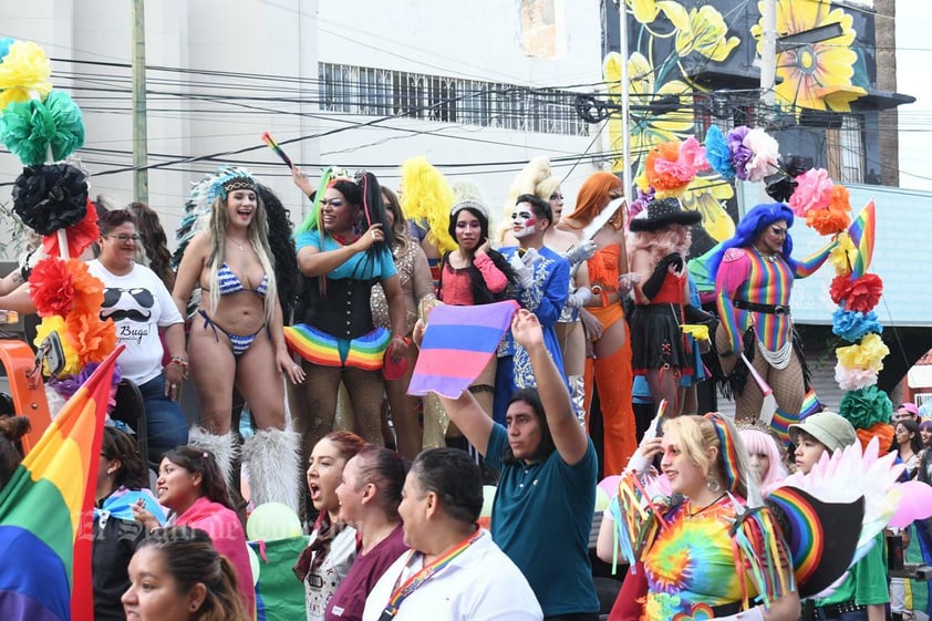 Este sábado se llevó a cabo la marcha del Orgullo LGBT+ en Torreón.