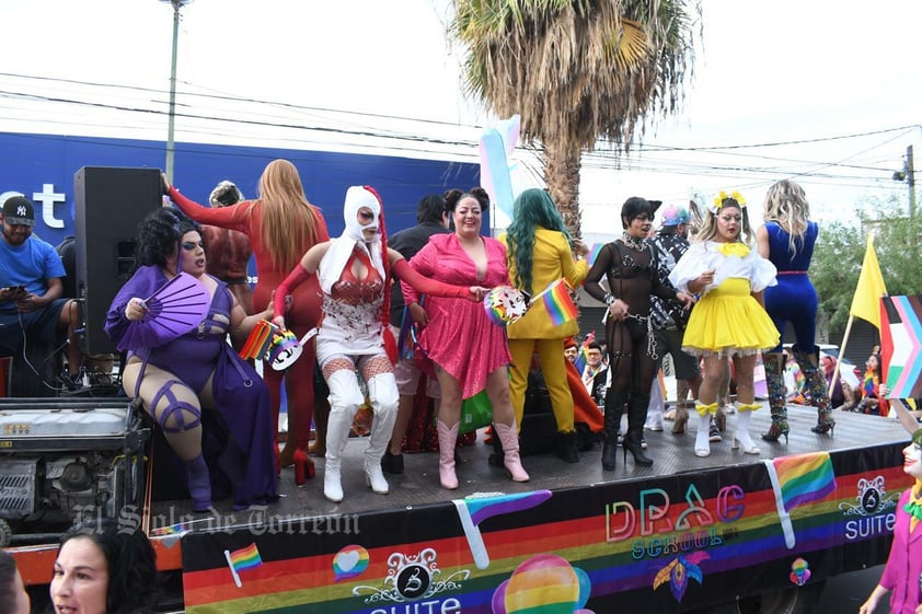 Este sábado se llevó a cabo la marcha del Orgullo LGBT+ en Torreón.