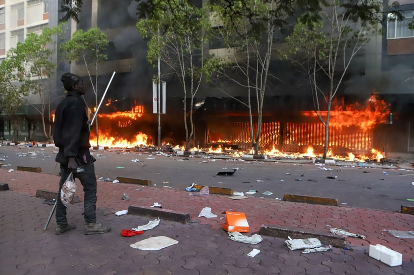 Las protestas antigubernamentales en Kenia