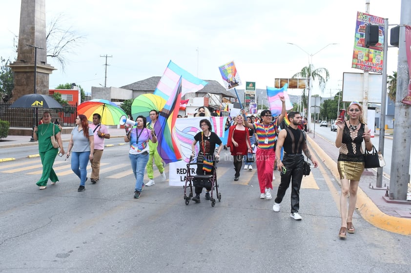 Marcha del Orgullo LGBTTTIQ+ en La Laguna de Durango