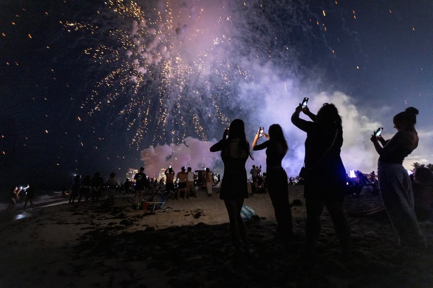 Imágenes de la celebración del 4 de julio en EUA