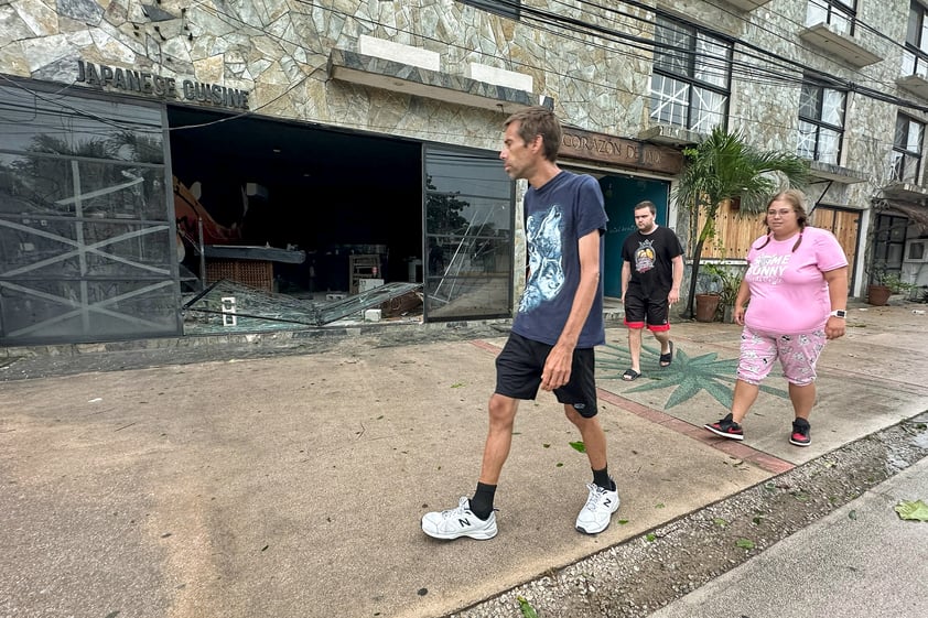 Beryl deja afectaciones en Península de Yucatán