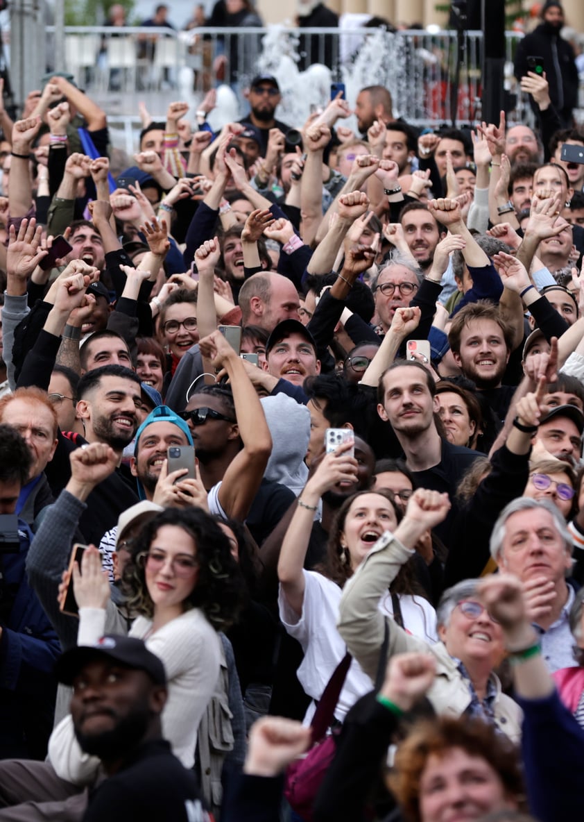 La izquierda y Macron mandan a la ultraderecha al tercer lugar en Francia