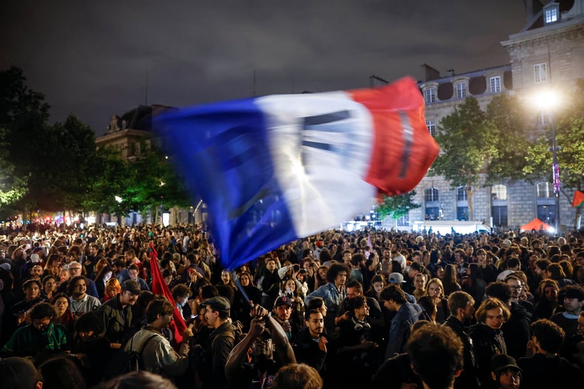 La izquierda y Macron mandan a la ultraderecha al tercer lugar en Francia