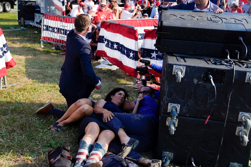 Imágenes del atentado contra Donald Trump