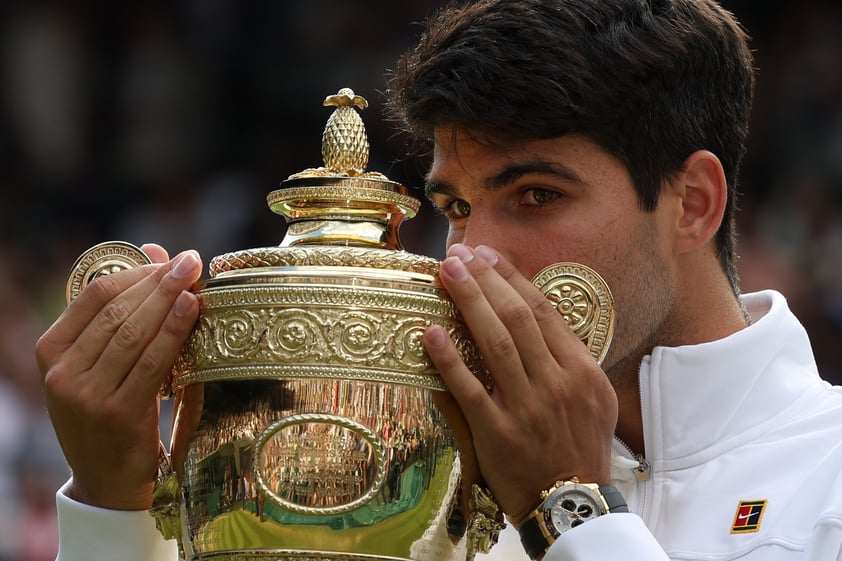 Carlos Alcaraz vence a Novak Djokovic en la final de Wimbledon