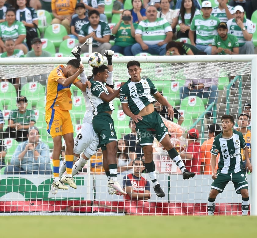 Santos Vs. Tigres J4 del Apertura 2024