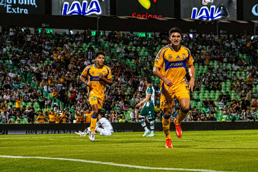 Santos Vs. Tigres J4 del Apertura 2024