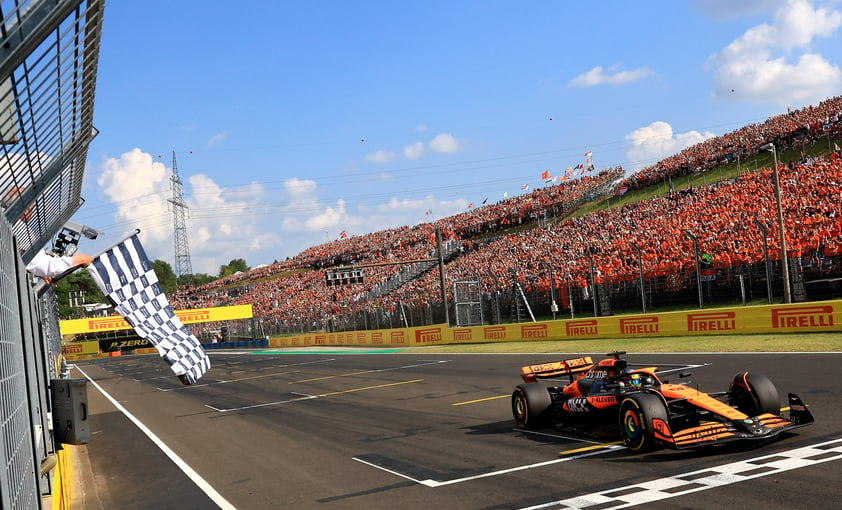 Oscar Piastri se lleva el Gran Premio de Hungría; 'Checo' Pérez cierra séptimo