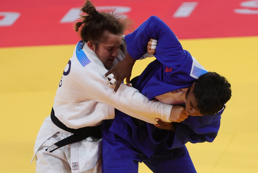 Judoca mexicana Prisca Awiti le da su primera plata a México en París 2024