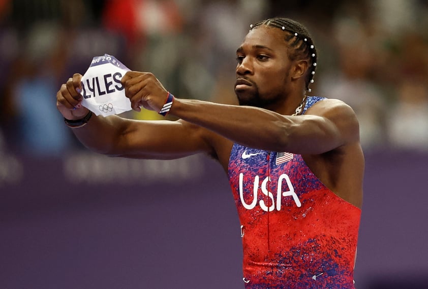 Estadounidense Noah Lyles gana el Oro por milésimas en final olímpica de los 100 metros