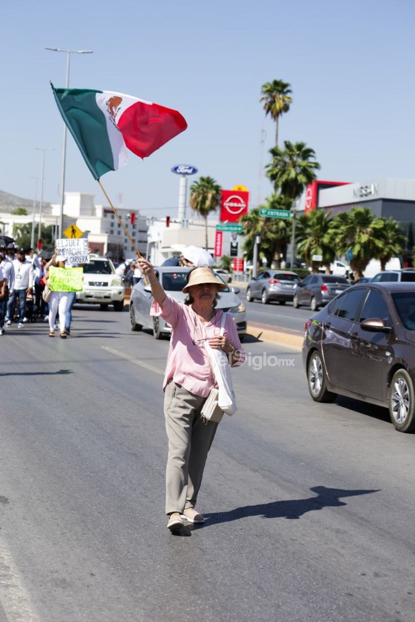 Marcha contra reforma al Poder Judicial