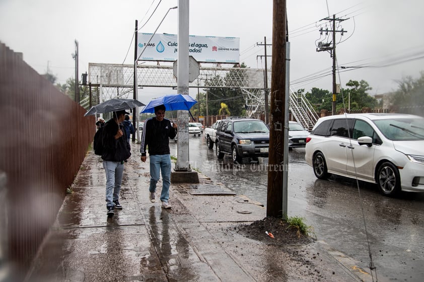 La Laguna inundada pese a que lluvia no ha sido constante