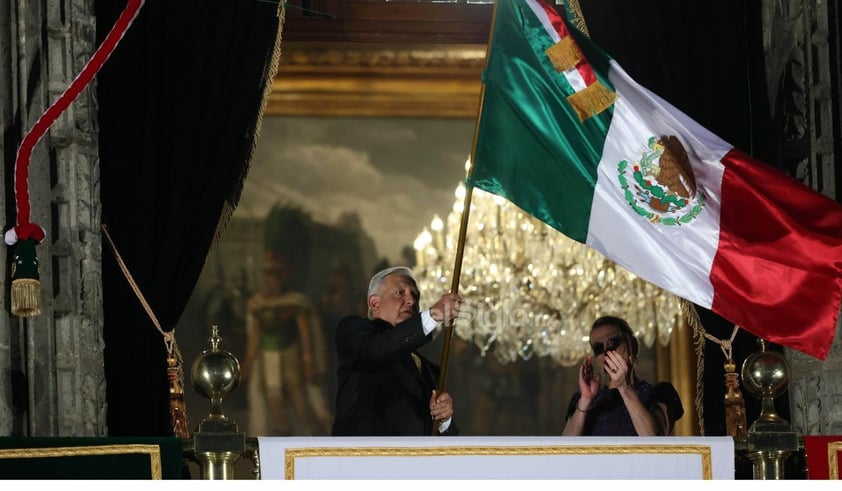 AMLO conmemora el último Grito de Independencia de su sexenio