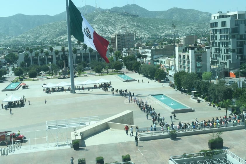 Simulacro en Presidencia de Torreón