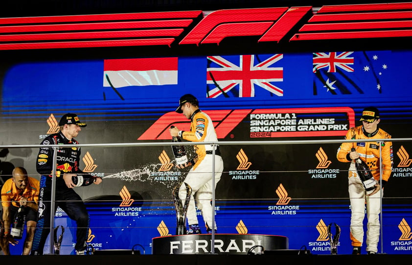 Lando Norris gana el Gran Premio de Singapur