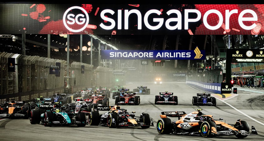 Lando Norris gana el Gran Premio de Singapur