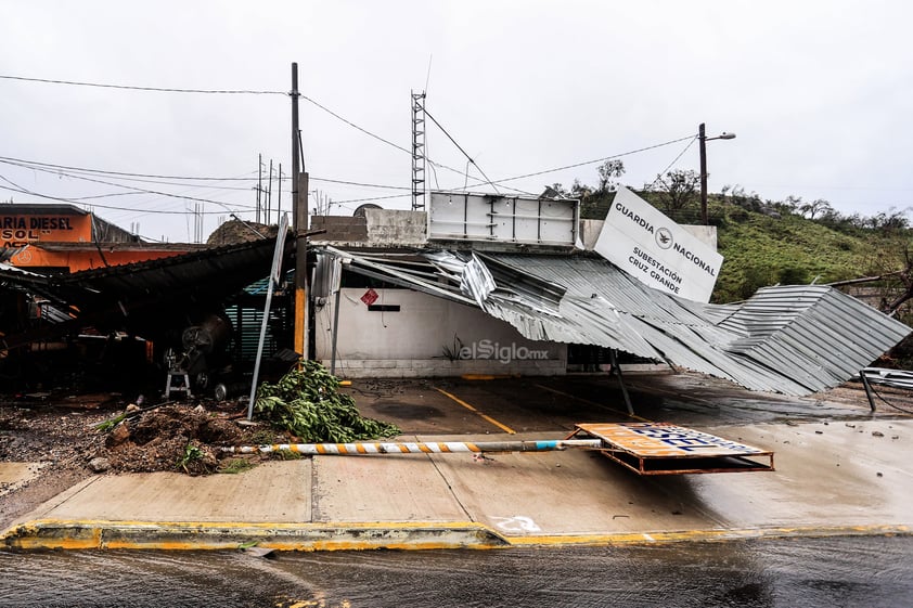 Daños del Huracán John en Guerrero