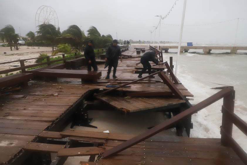 Huracán Milton: Península de Yucatán evita daños mayores