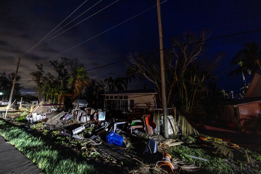 Así quedó Florida tras el paso del Huracán Milton