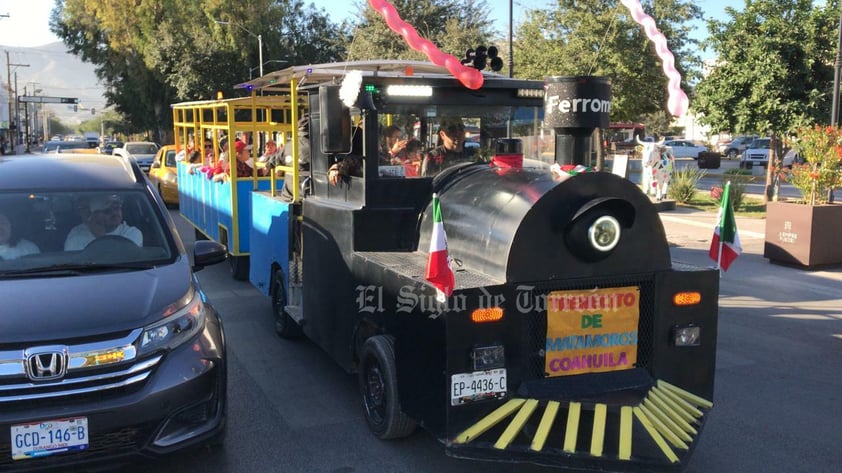 Peregrinación por la Virgen de Guadalupe en Día del Ferrocarrilero