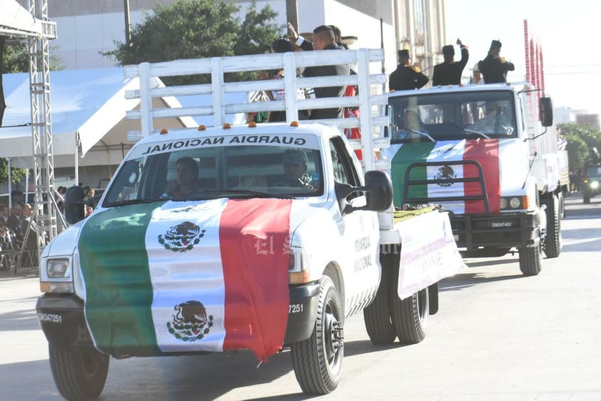 Se reúnen a autoridades, estudiantes y fuerzas de seguridad en un recorrido emblemático