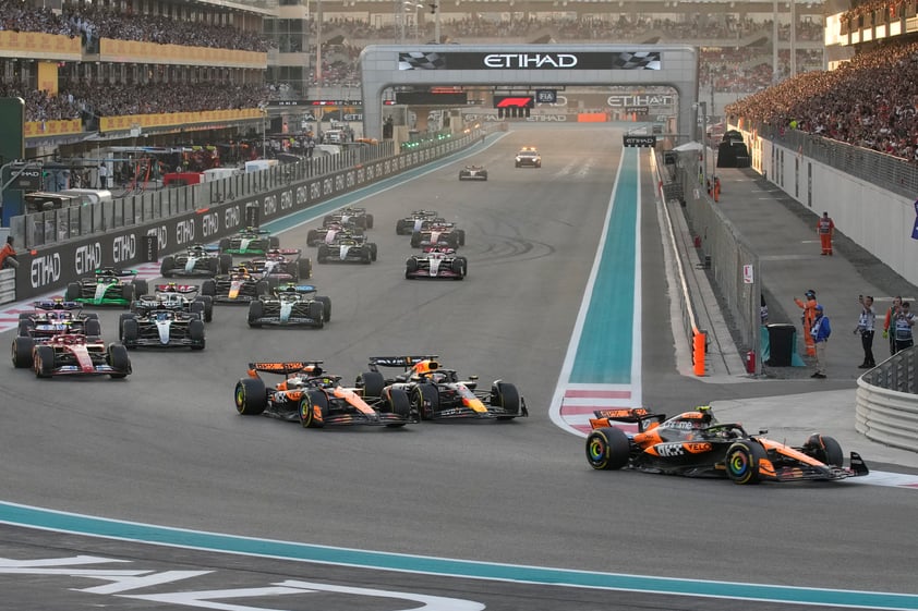 Lando Norris gana el Gran Premio de Abu Dabi