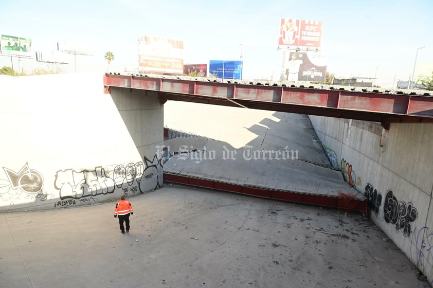 Metrobús Laguna: Colapsa estructura de una de las losas