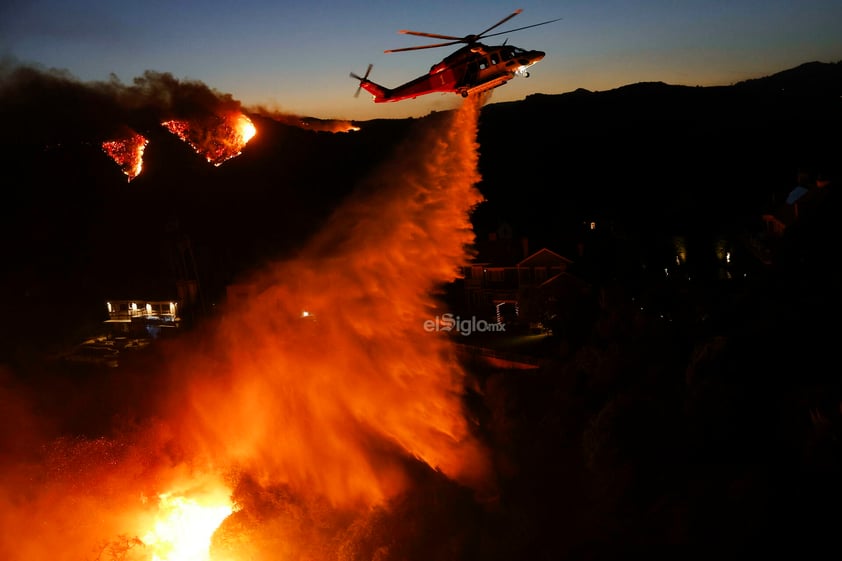 Incendio forestal en Pacific Palisades en Los Ángeles