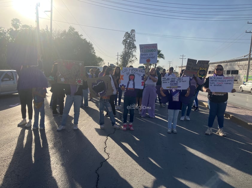 Realizan segunda marcha del 8M en Matamoros; recuerdan a las víctimas de feminicidio