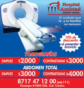 HospitalAmistadTomografia10descuentoDOCTORENCASA