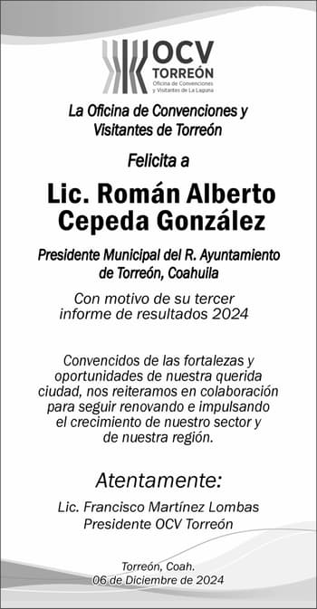 FELICITACINTERCERINFORMEDEGOBIERNOROMNCEPEDA